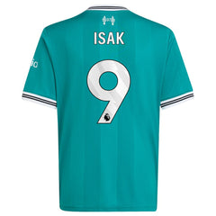 Alexander Isak Liverpool Youth 2025/26 Third Replica Player Jersey - Adidas Green