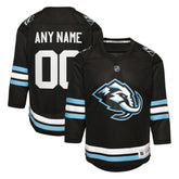 NHL Black Utah Mammoth Youth Home Replica Custom Jersey