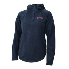 MLB Los Angeles Angels Columbia Women's Half-Snap Pullover Hoodie