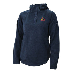 MLB St. Louis Cardinals Columbia Women's Half-Snap Pullover Hoodie