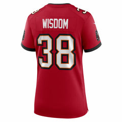 Rashad Wisdom Women's Team Game Jersey - Tampa Bay Buccaneers