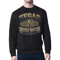 NHL Black Vegas Golden Knights Starter Team Grit Graphic Fleece Pullover Sweatshirt