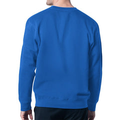 NHL Royal Buffalo Sabres Starter Team Grit Graphic Fleece Pullover Sweatshirt