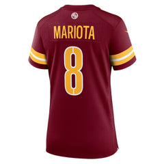 Marcus Mariota Women's Team Game Jersey - Washington Commanders