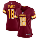 Tyler Owens Women's Team Game Jersey - Washington Commanders