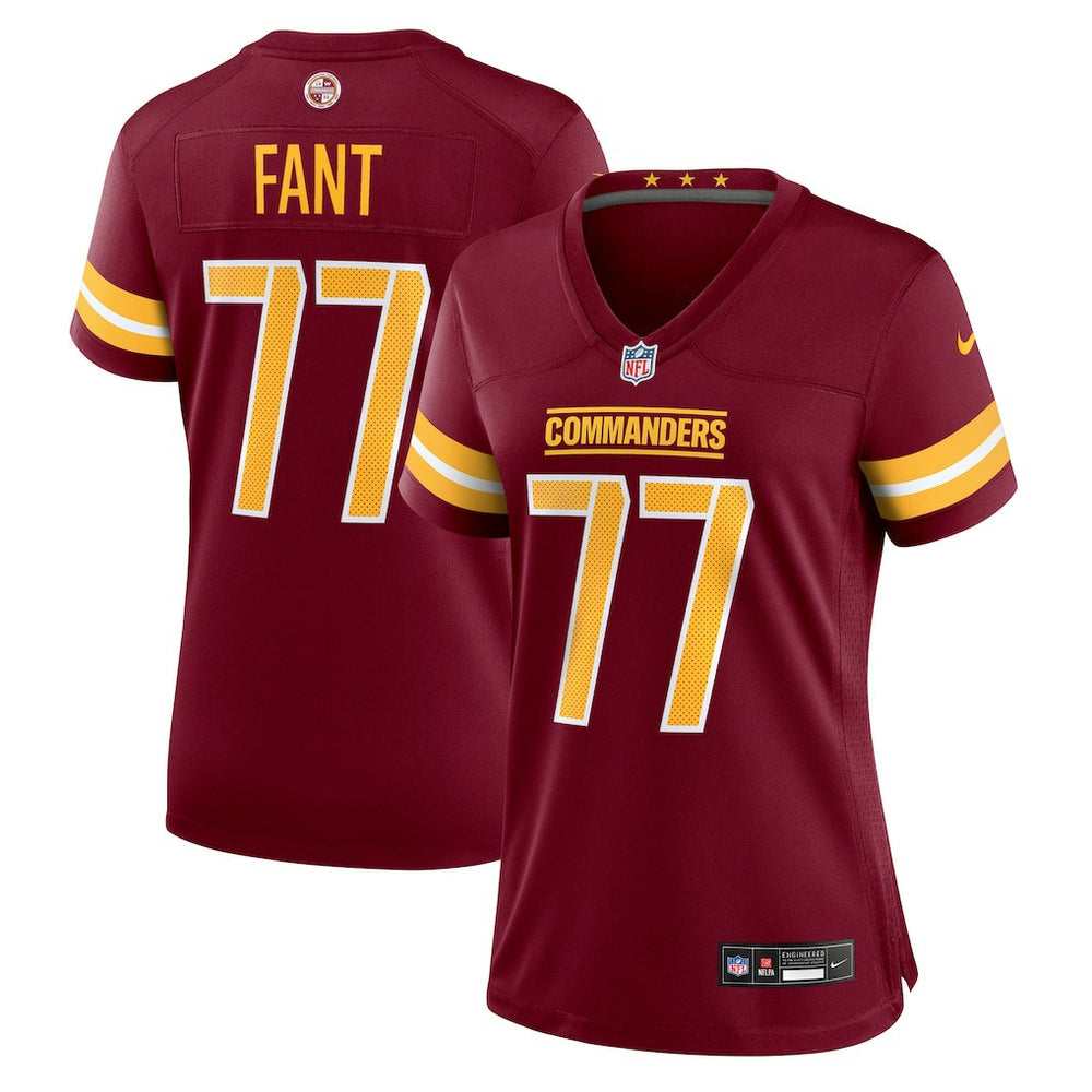 George Fant Women's Team Game Jersey - Washington Commanders