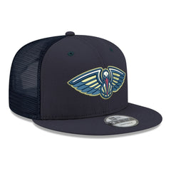 NBA New Orleans Pelicans Core Logo Meshback 9FIFTY Snapback Hat