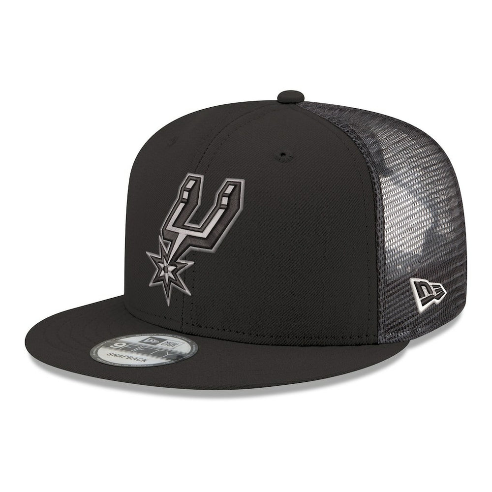 NBA San Antonio Spurs Core Logo Meshback 9FIFTY Snapback Hat