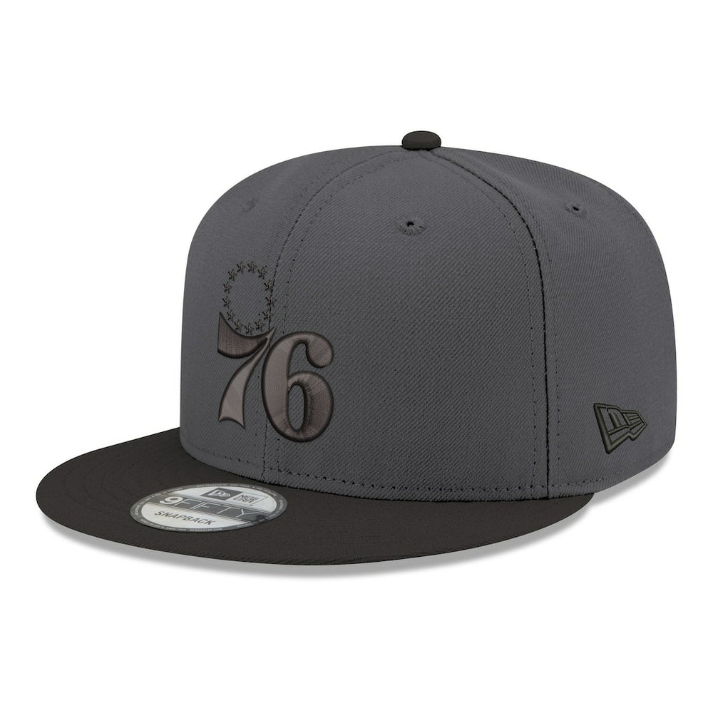 NBA Philadelphia 76ers Logo 2-Tone 9FIFTY Snapback Hat