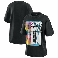 Super Bowl LX WEAR by Erin Andrews Women's Vintage Boyfriend T-Shirt - New England Patriots