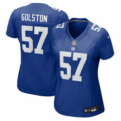 Chauncey Golston Women's Team Game Jersey - New York Giants