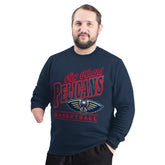 NBA New Orleans Pelicans G-III Sports by Carl Banks Adaptive Headliner Fleece Crewneck Sweatshirt