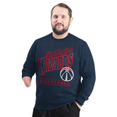 NBA Washington Wizards G-III Sports by Carl Banks Adaptive Headliner Fleece Crewneck Sweatshirt