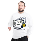 NBA Indiana Pacers G-III Sports by Carl Banks Adaptive Headliner Fleece Crewneck Sweatshirt
