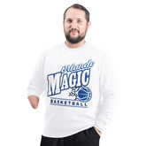 NBA Orlando Magic G-III Sports by Carl Banks Adaptive Headliner Fleece Crewneck Sweatshirt