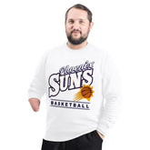 NBA Phoenix Suns G-III Sports by Carl Banks Adaptive Headliner Fleece Crewneck Sweatshirt