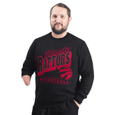 NBA Toronto Raptors G-III Sports by Carl Banks Adaptive Headliner Fleece Crewneck Sweatshirt