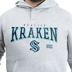NHL Gray Seattle Kraken G-III Sports by Carl Banks Adaptive Classic Team Spirit Fleece Hoodie