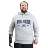 NHL Gray Colorado Avalanche G-III Sports by Carl Banks Adaptive Classic Team Spirit Fleece Hoodie