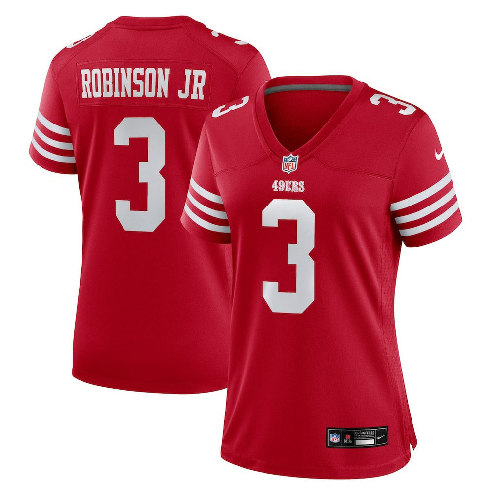 Brian Robinson Jr. Women's Team Game Jersey - San Francisco 49ers