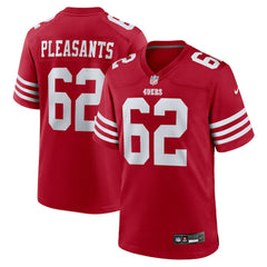 Austen Pleasants Team Game Jersey - San Francisco 49ers