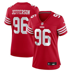 Jordan Jefferson Women's Team Game Jersey - San Francisco 49ers