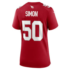Cody Simon Women's Team Game Jersey - Arizona Cardinals