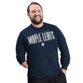 NHL Blue Toronto Maple Leafs G-III Sports by Carl Banks Adaptive Mesh Effect Long Sleeve T-Shirt