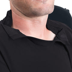 NHL Black Anaheim Ducks G-III Sports by Carl Banks Adaptive Mesh Effect Long Sleeve T-Shirt