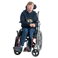 NHL Navy Nashville Predators G-III Sports by Carl Banks Adaptive Classic Team Arc Fleece Hoodie