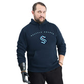NHL Deep Sea Blue Seattle Kraken G-III Sports by Carl Banks Adaptive Classic Team Arc Fleece Hoodie