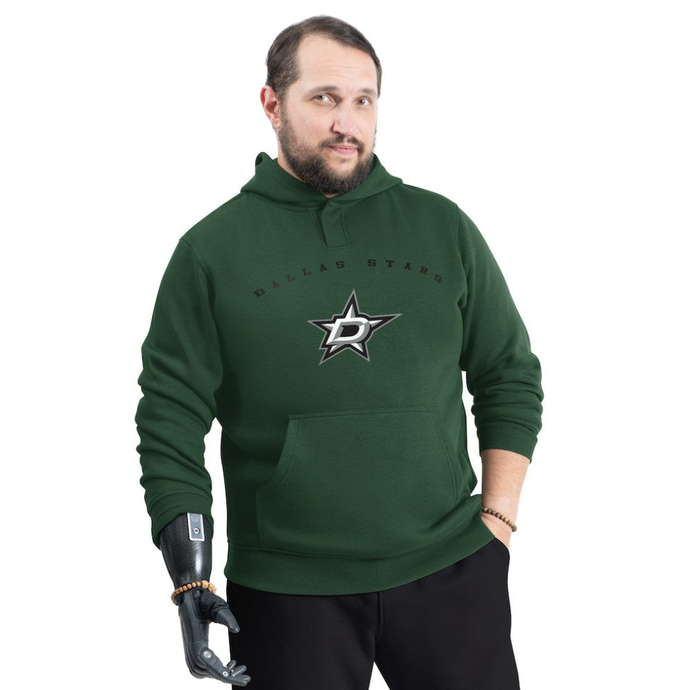 NHL Kelly Green Dallas Stars G-III Sports by Carl Banks Adaptive Classic Team Arc Fleece Hoodie