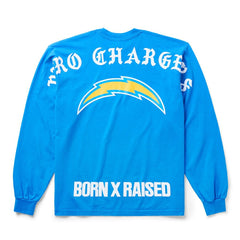 Born x Raised Unisex Long Sleeve Local T-Shirt - Los Angeles Chargers