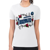 NBA Minnesota Timberwolves G-III 4Her by Carl Banks Women's Super-Slim Fit Lightweight Roses Crew Neck T-Shirt