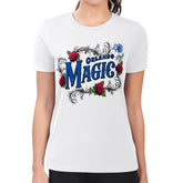 NBA Orlando Magic G-III 4Her by Carl Banks Women's Super-Slim Fit Lightweight Roses Crew Neck T-Shirt