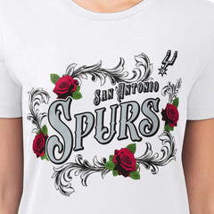 NBA San Antonio Spurs G-III 4Her by Carl Banks Women's Super-Slim Fit Lightweight Roses Crew Neck T-Shirt