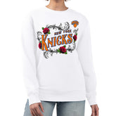NBA New York Knicks G-III 4Her by Carl Banks Women's Roses Fleece Tri-Blend Sweatshirt