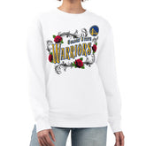NBA Golden State Warriors G-III 4Her by Carl Banks Women's Roses Fleece Tri-Blend Sweatshirt sale