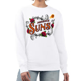 NBA Phoenix Suns G-III 4Her by Carl Banks Women's Roses Fleece Tri-Blend Sweatshirt