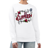 NBA LA Clippers G-III 4Her by Carl Banks Women's Roses Fleece Tri-Blend Sweatshirt