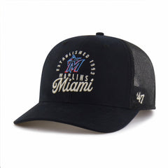 MLB Miami Marlins '47 Pitstop Trucker Adjustable Hat