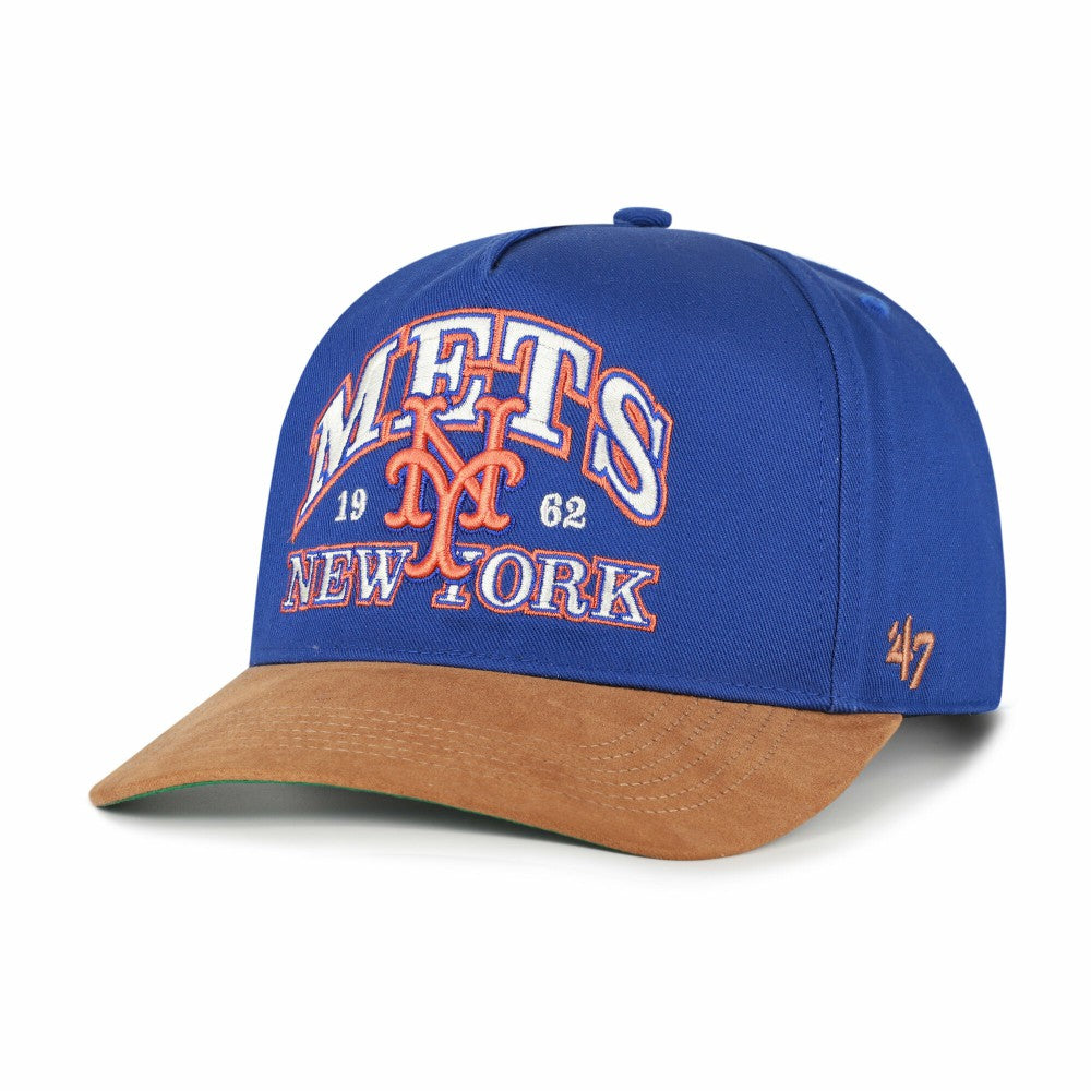 MLB New York Mets '47 Cooperstown Break Wood Suede Hitch Adjustable Hat