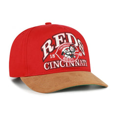 MLB Cincinnati Reds '47 Cooperstown Break Wood Suede Hitch Adjustable Hat