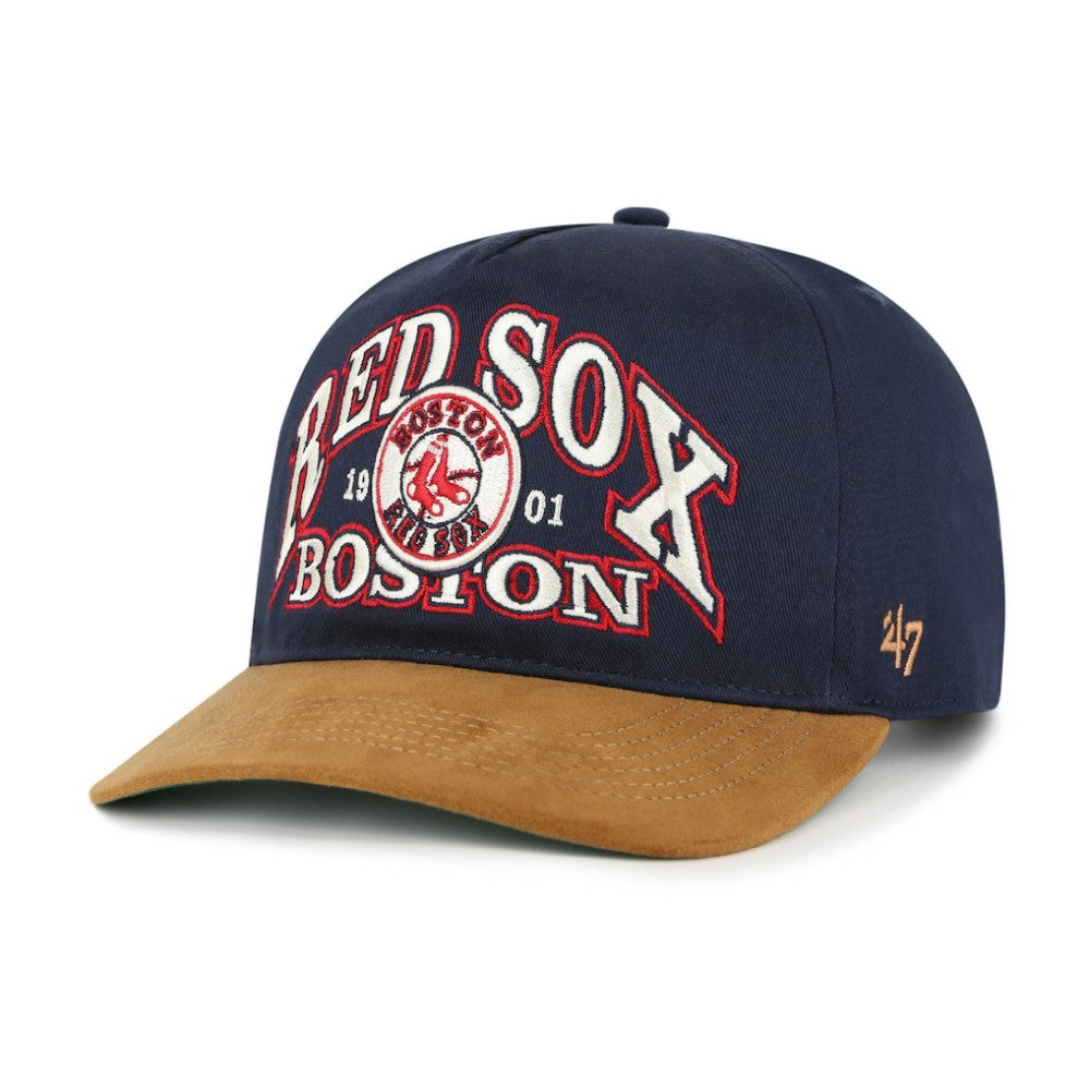 MLB Boston Red Sox '47 Cooperstown Break Wood Suede Hitch Adjustable Hat