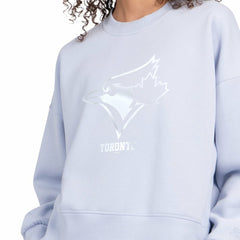 MLB Toronto Blue Jays Starter Women's Pastels Boxy Fleece Sweatshirt