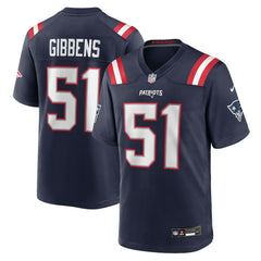 Jack Gibbens Team Game Jersey - New England Patriots