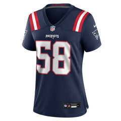 Jared Wilson Women's Team Game Jersey - New England Patriots