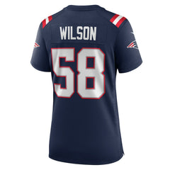 Jared Wilson Women's Team Game Jersey - New England Patriots