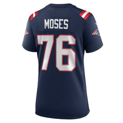 Morgan Moses Women's Team Game Jersey - New England Patriots