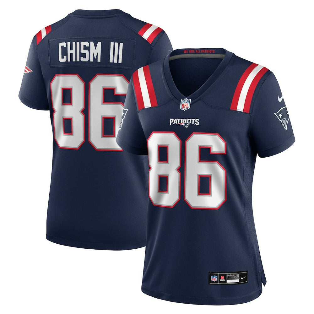 Efton Chism III Women's Team Game Jersey - New England Patriots